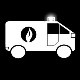 camionette de police